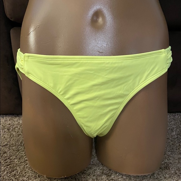 Neon yellow bikini with push-up padded top. NWT - Picture 2 of 10